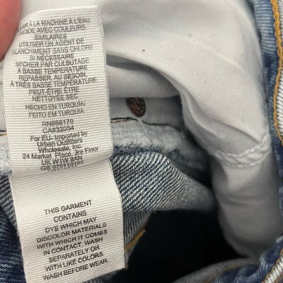 Free People Stella Skinny Jeans Distressed Medium Wash Women’s Size 28 High Rise - Picture 13 of 13